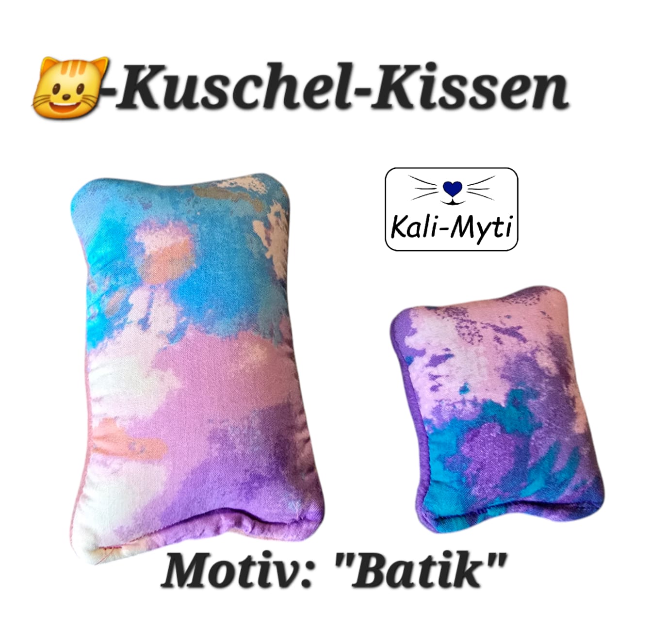 Katzen-Kuschel-Kissen (mit BIO-Baldrian)