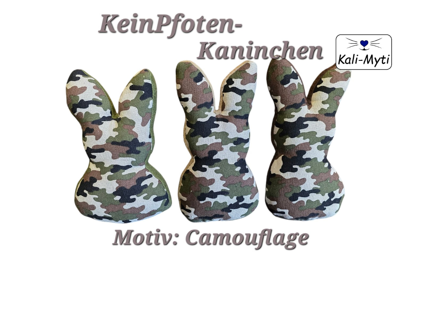 Kuschel-KeinPfotenKaninchen (mit Motiv)