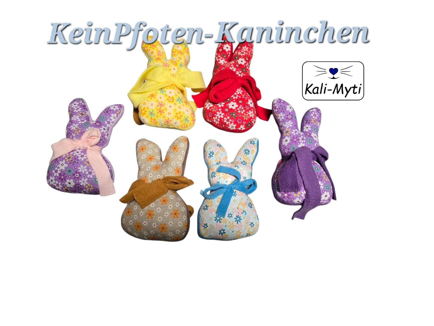 Kuschel-KeinPfotenKaninchen (mit Motiv)
