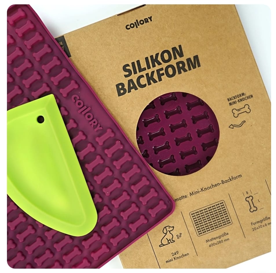 Collory Backmatte - SET Mini-Knochen und Schaber