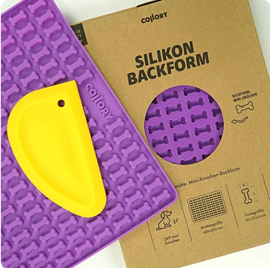 Collory Backmatte - SET Mini-Knochen und Schaber