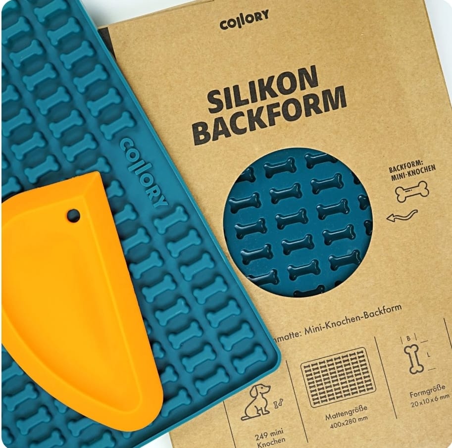 Collory Backmatte - SET Mini-Knochen und Schaber