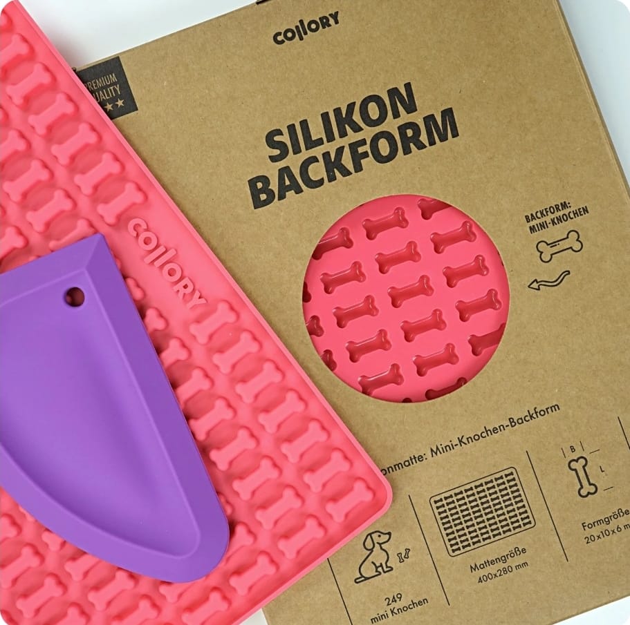Collory Backmatte - SET Mini-Knochen und Schaber