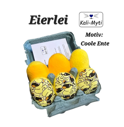 Kuschel-Eier (NoWaste-einzeln - mit Motiv)